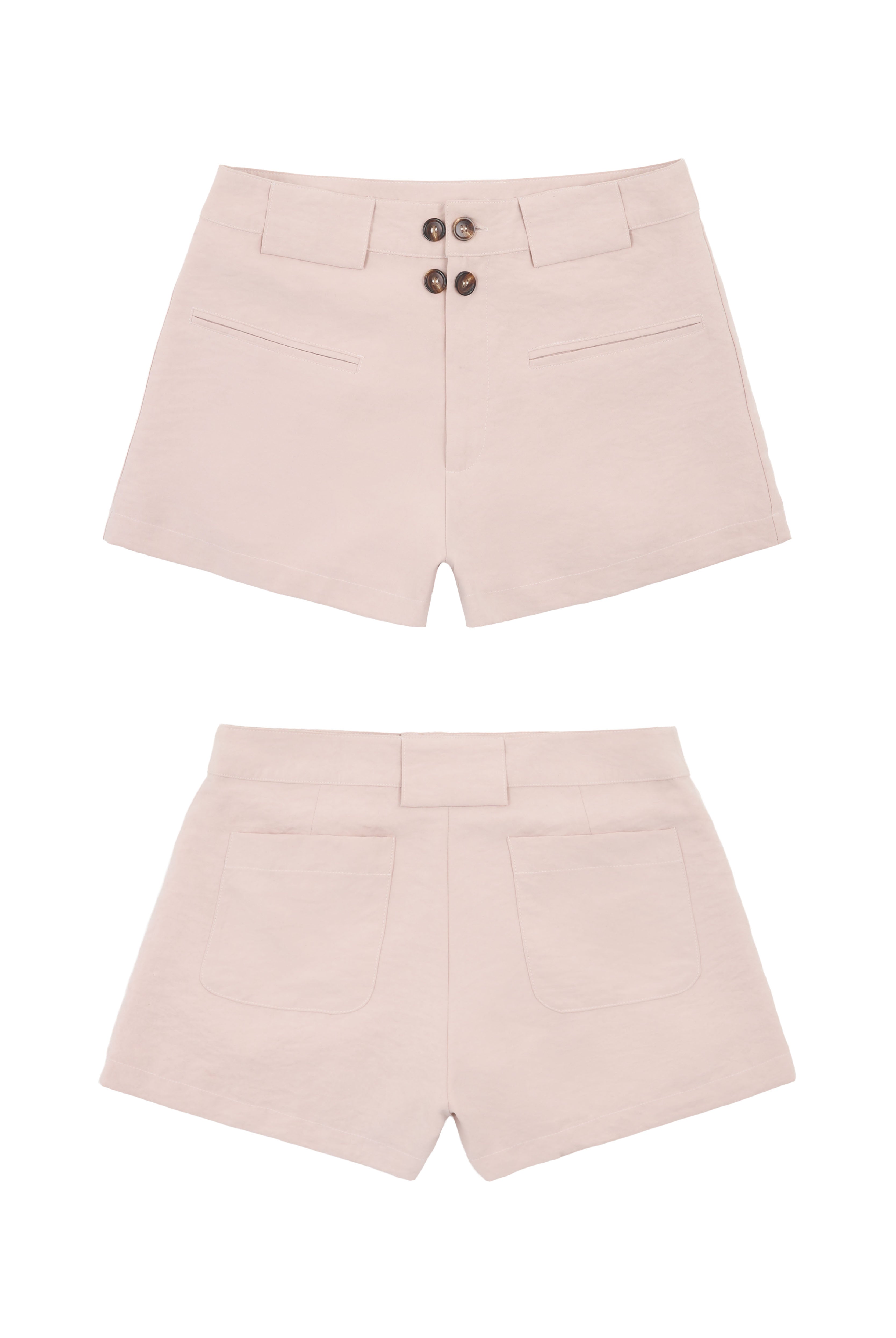 Babydoll Shorts in Powder Pink